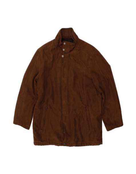 Vintage Windbreaker Jacket It 54 2XL In Brown - view 1
