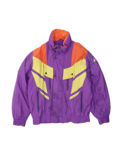 Vintage Windbreaker Jacket It 54 2XL In Purple Colourblock - view 1