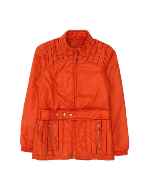 Vintage Windbreaker Jacket UK 12 Medium In Orange