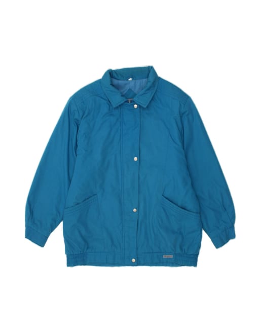 Vintage Windbreaker Jacket UK 16 Large In Blue