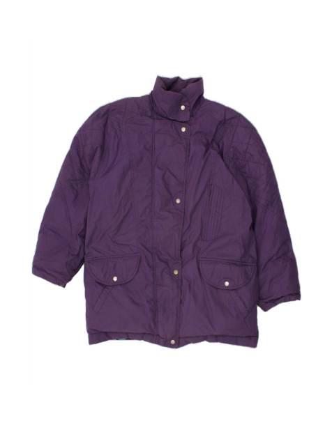 Vintage Windbreaker Jacket UK 18 XL In Purple - view 1