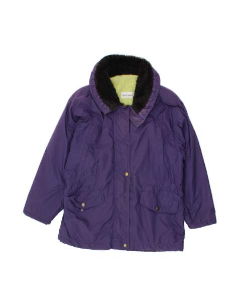 Vintage Windbreaker Jacket UK 18 XL In Purple - view 1