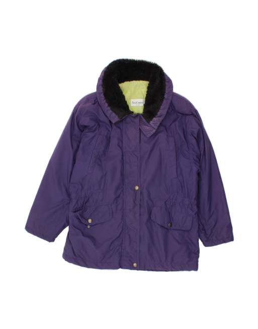 Vintage Windbreaker Jacket UK 18 XL In Purple