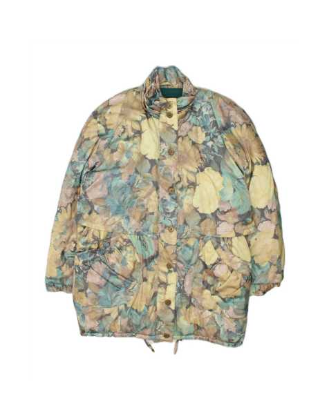 Vintage Windbreaker Jacket UK 20 2XL In Multicoloured Floral - view 1