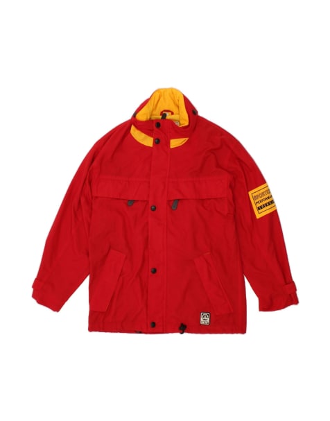 Vintage Windbreaker Jacket UK 34 XS In Red - view 1