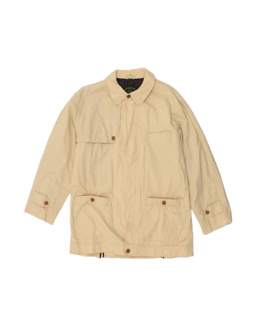 Vintage Windbreaker Jacket UK 40 Large In Beige