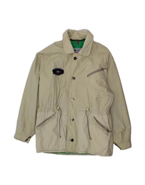 Vintage Windbreaker Jacket UK 40 Large In Beige - view 1