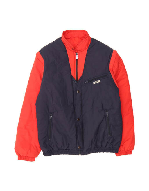 Vintage Windbreaker Jacket UK 40 Large In Blue Colourblock