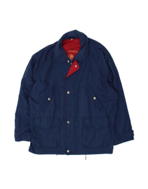 Vintage Windbreaker Jacket UK 40 Large In Blue