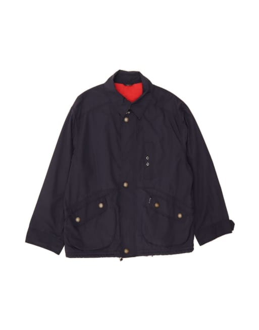 Vintage Windbreaker Jacket UK 40 Large In Blue