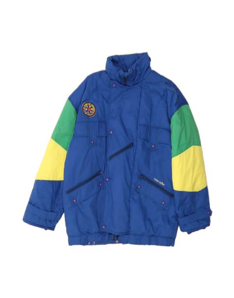 Vintage Windbreaker Jacket UK 42 XL In Blue Colourblock - view 1