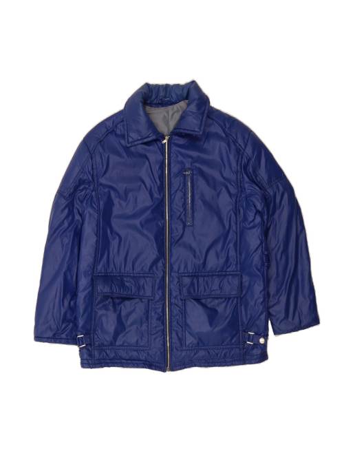 Vintage Windbreaker Jacket UK 42 XL In Blue
