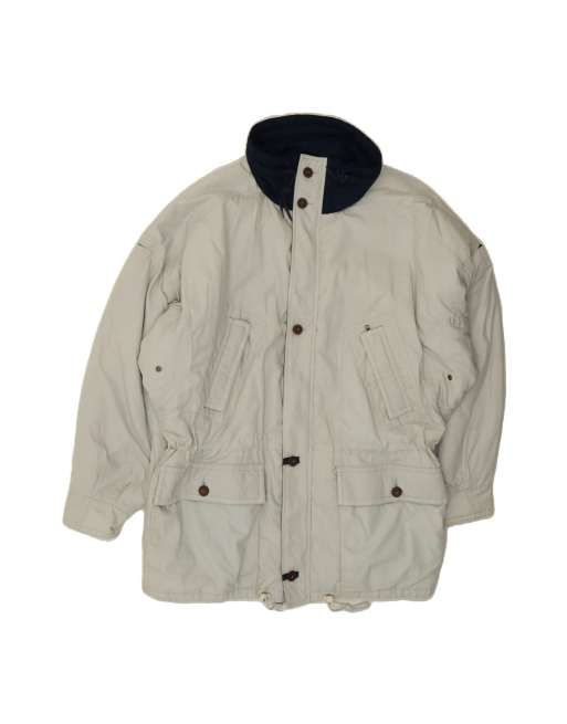 Vintage Windbreaker Jacket UK 42 XL In Off In White