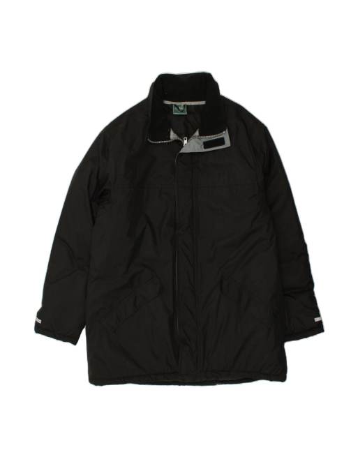 Vintage Windbreaker Jacket UK 44 2XL In Black