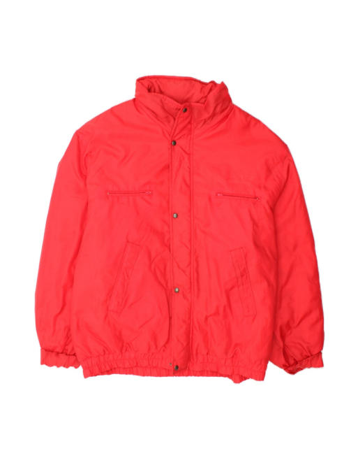 Vintage Windbreaker Jacket UK 46 3XL In Red