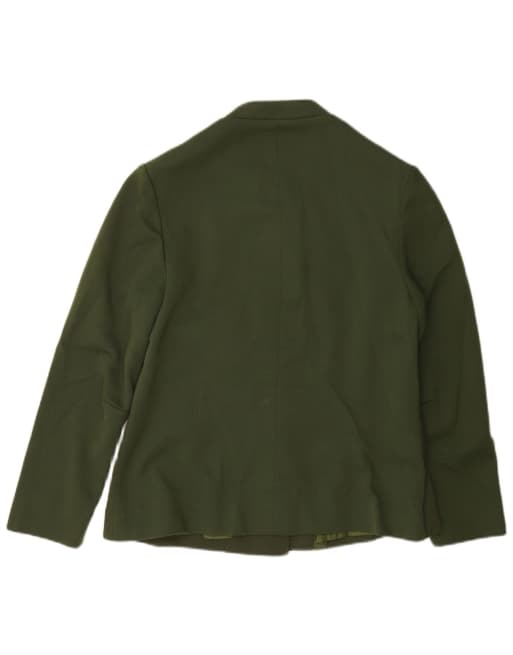 Vintage Womens Bomber Jacket UK 14 Medium Green, 2 of 4