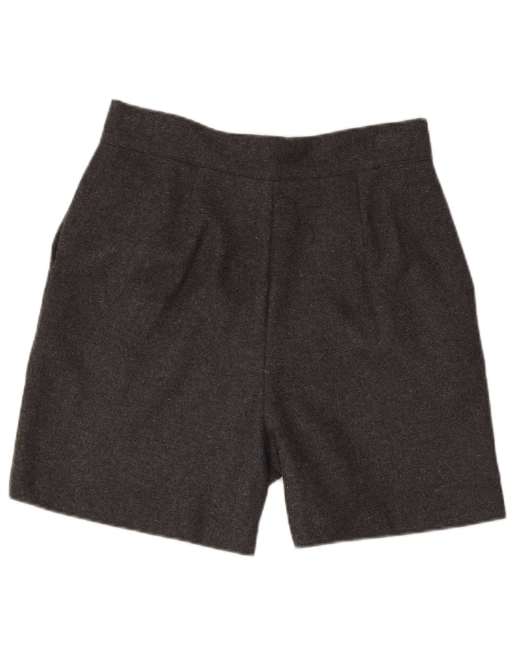 Vintage Womens Casual Shorts Large W30 Grey Polyester, 2 of 4
