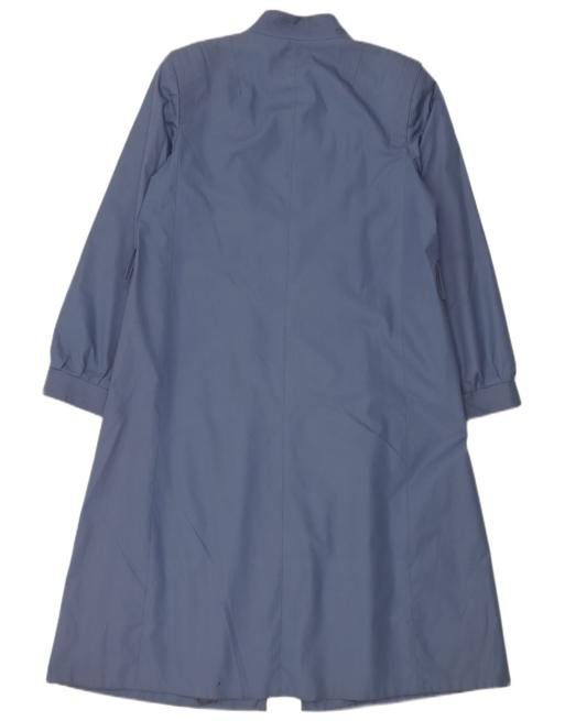 Vintage Womens Overcoat IT 42 Medium Blue, 2 of 4