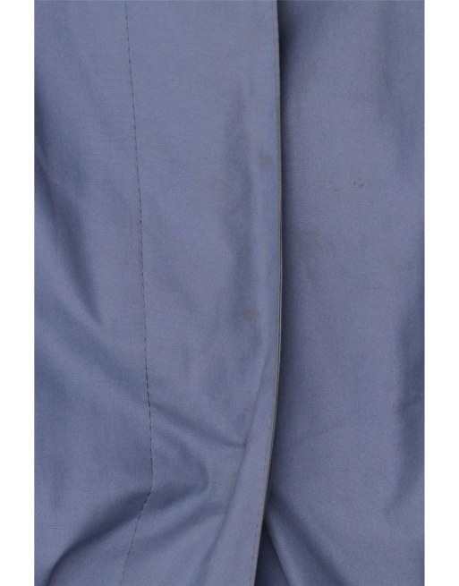 Vintage Womens Overcoat IT 42 Medium Blue, 3 of 4