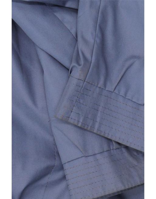 Vintage Womens Overcoat IT 42 Medium Blue, 4 of 4