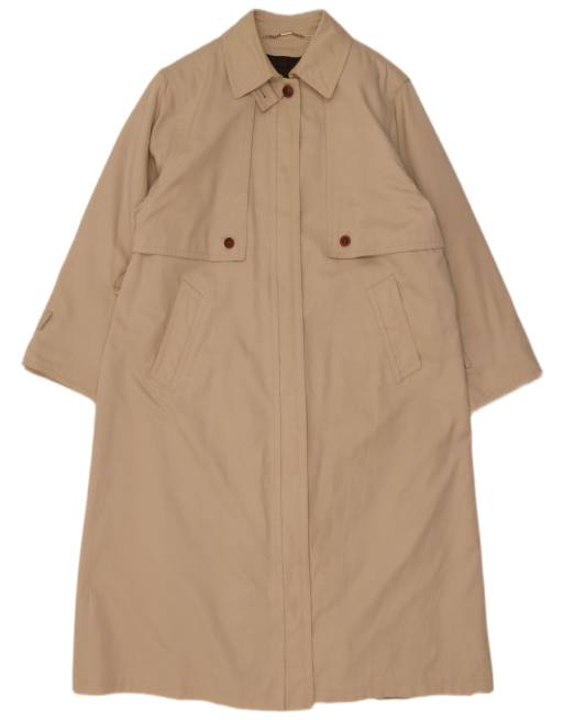 Vintage Womens Overcoat UK 18 XL  Beige Acrylic, 1 of 4