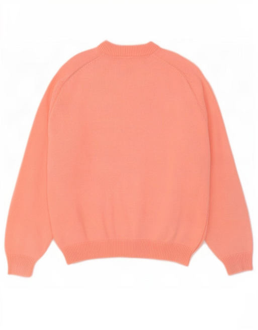 Vintage Womens Oversized Crew Neck Jumper Sweater UK 16 Large Orange, 2 of 4