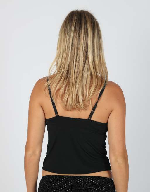 Vintage Wonderbra S cami in black, 2 of 4