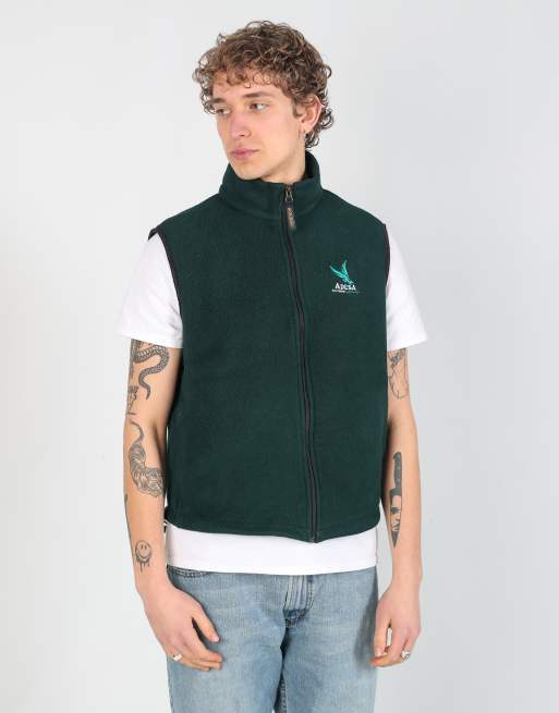 Vintage Woolrich l gilet in dark green
