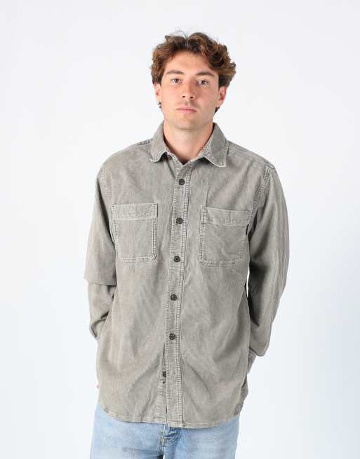 Vintage Woolrich l long sleeve shirt in grey