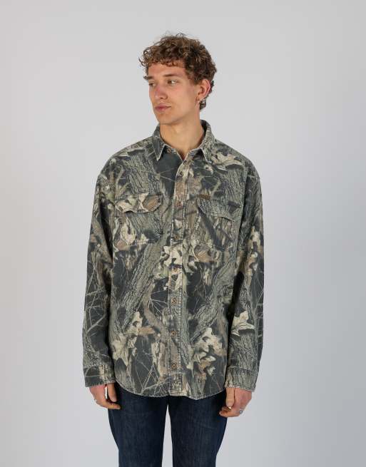 Vintage Woolrich xl long sleeve shirt in dark green