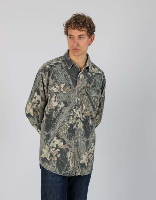 Vintage Woolrich xl long sleeve shirt in dark green, 2 of 4