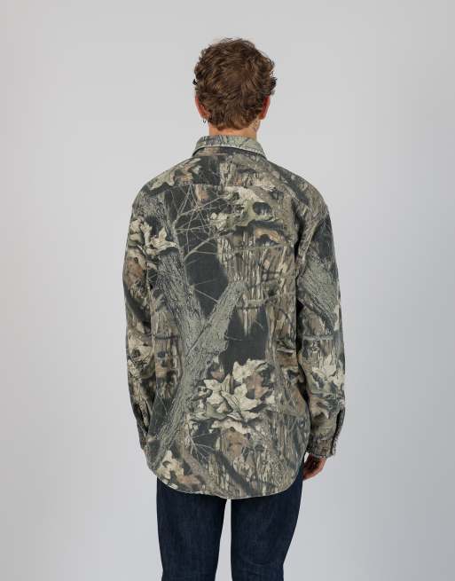 Vintage Woolrich xl long sleeve shirt in dark green, 3 of 4
