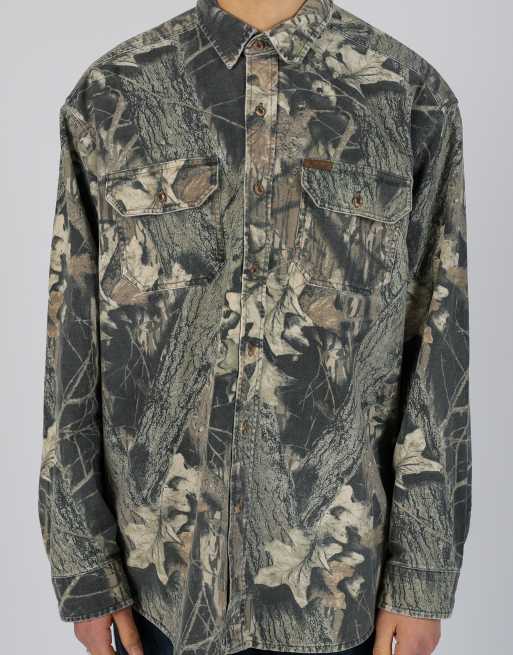 Vintage Woolrich xl long sleeve shirt in dark green, 4 of 4