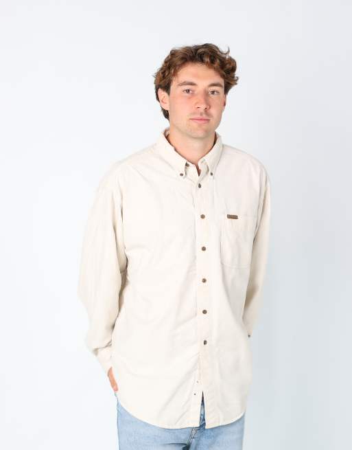 Vintage Woolrich xl long sleeve shirt in ivory