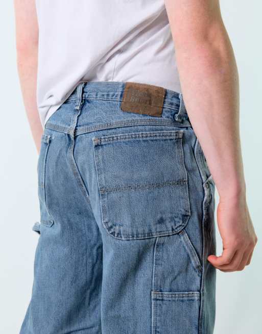 Vintage Work Sport 32x32 Denim Carpenter Baggy Jeans Blue