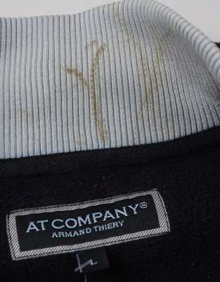 Vintage World Expdt size L zip sweatshirt in navy