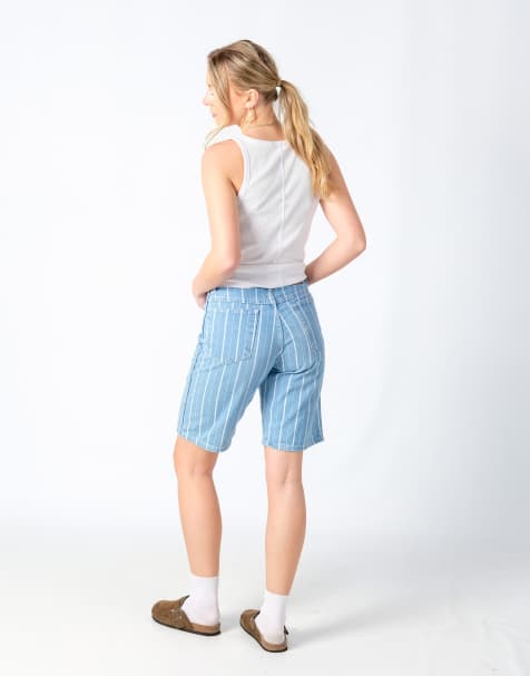 Vintage Wrangler 26x20 Denim Shorts Light Blue - view 1