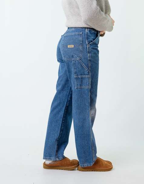 Vintage Wrangler 28x30 Denim Carpenter Baggy Jeans Blue - view 1