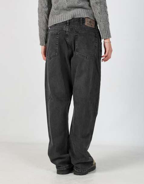 Vintage Wrangler 28x34 denim jeans in charcoal grey - view 1