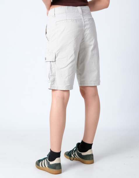 Vintage Wrangler 30x20 Canvas Cargo Shorts Beige - view 1