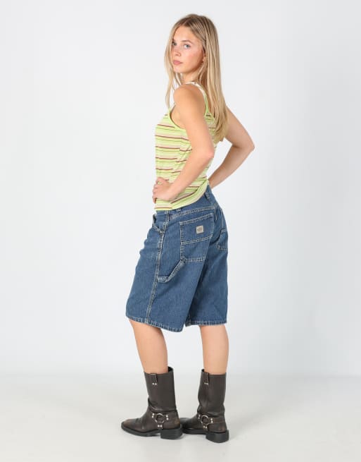 Vintage Wrangler 30x20 canvas cargo shorts in grey, 4 of 4