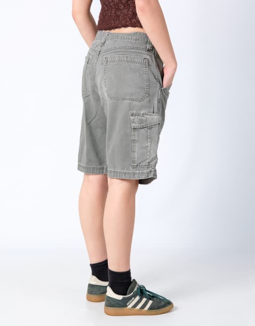 Vintage Wrangler 30x20 Canvas Cargo Shorts Khaki Green