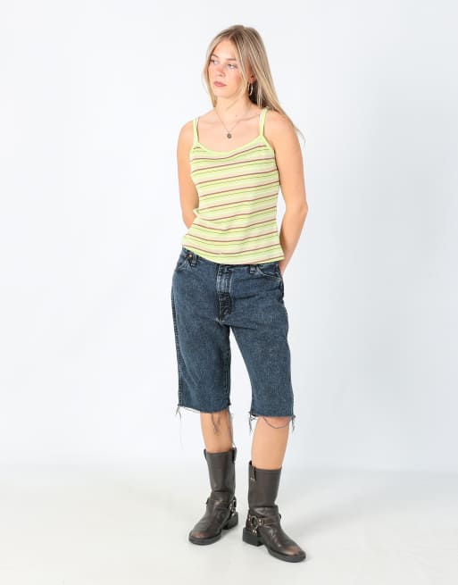 Vintage Wrangler 30x24 denim shorts in blue