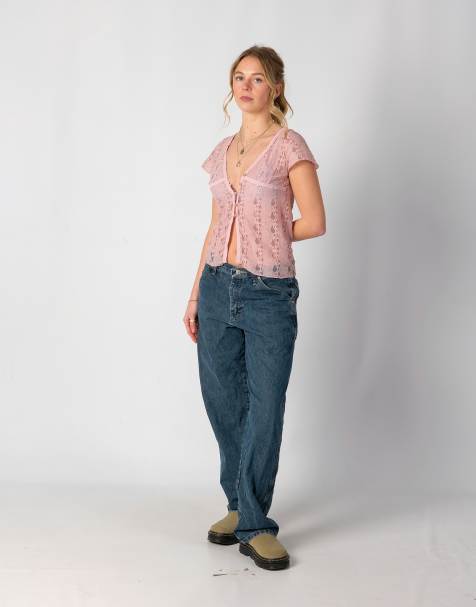 Vintage Wrangler 30x32 Denim Carpenter Baggy Jeans Blue - view 1