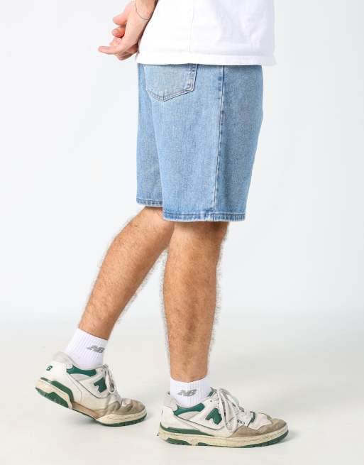 Vintage Wrangler 32x20 denim jorts shorts in light blue