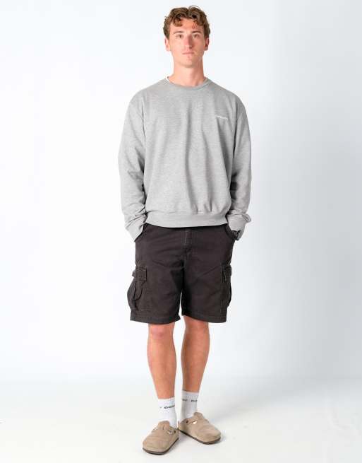 Vintage Wrangler 32x22 Canvas Cargo Shorts Black