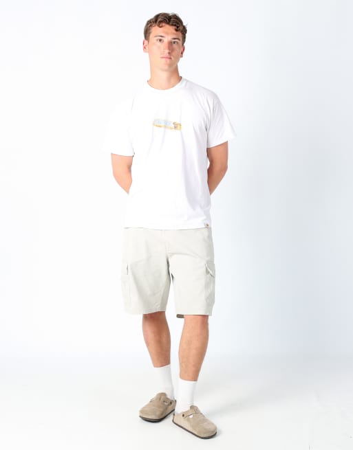 Vintage Wrangler 32x28 canvas cargo shorts in beige