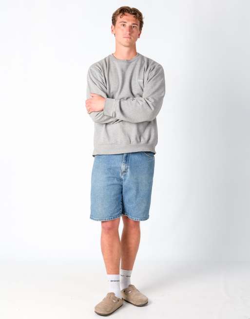 Vintage Wrangler 33x20 Denim Jorts Shorts Light Blue