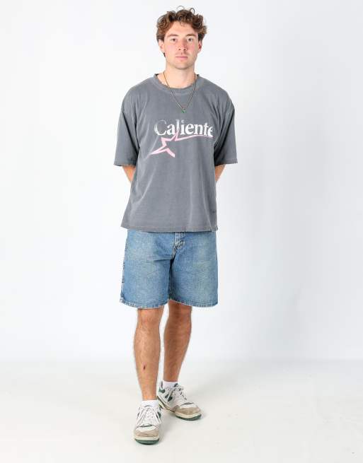 Vintage Wrangler 33x20 denim shorts in blue