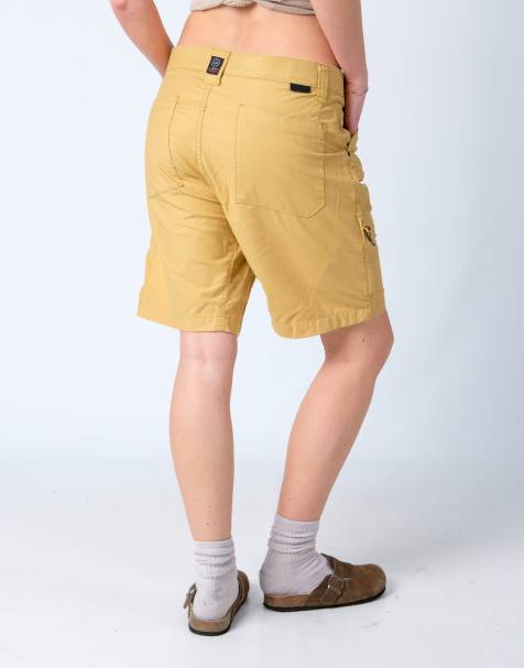 Vintage Wrangler 34x19 Canvas Cargo Shorts Tan - view 1